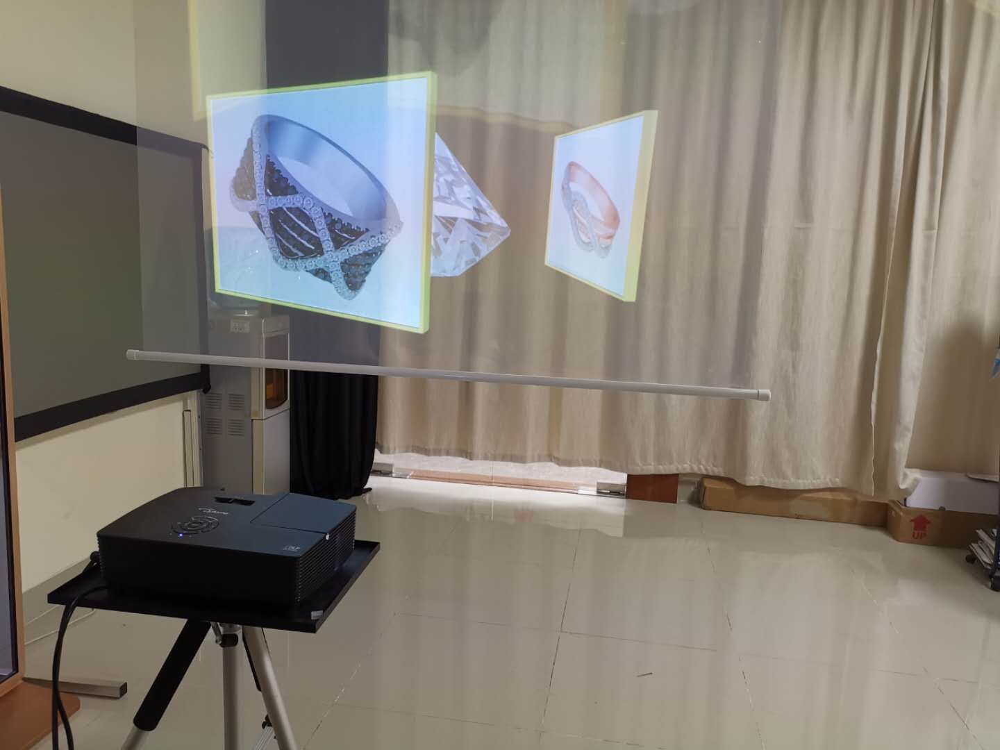 全息投影膜裸眼3d透明双面成像