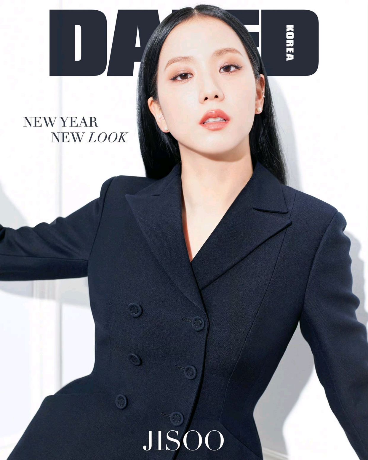 「blackpinkicon金智秀」dazed korea 2022年1月刊封面