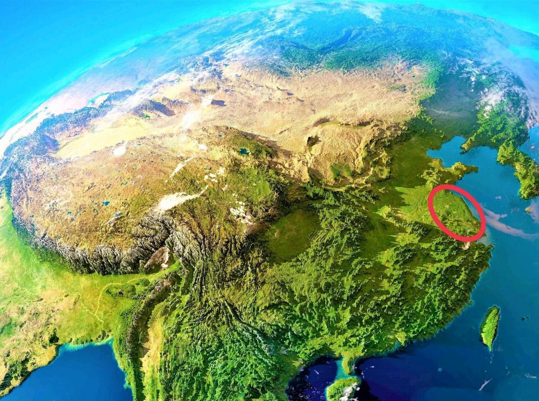 江苏的地形真的是一马平川,要说平原面积最大的省份可能不是江苏,但是