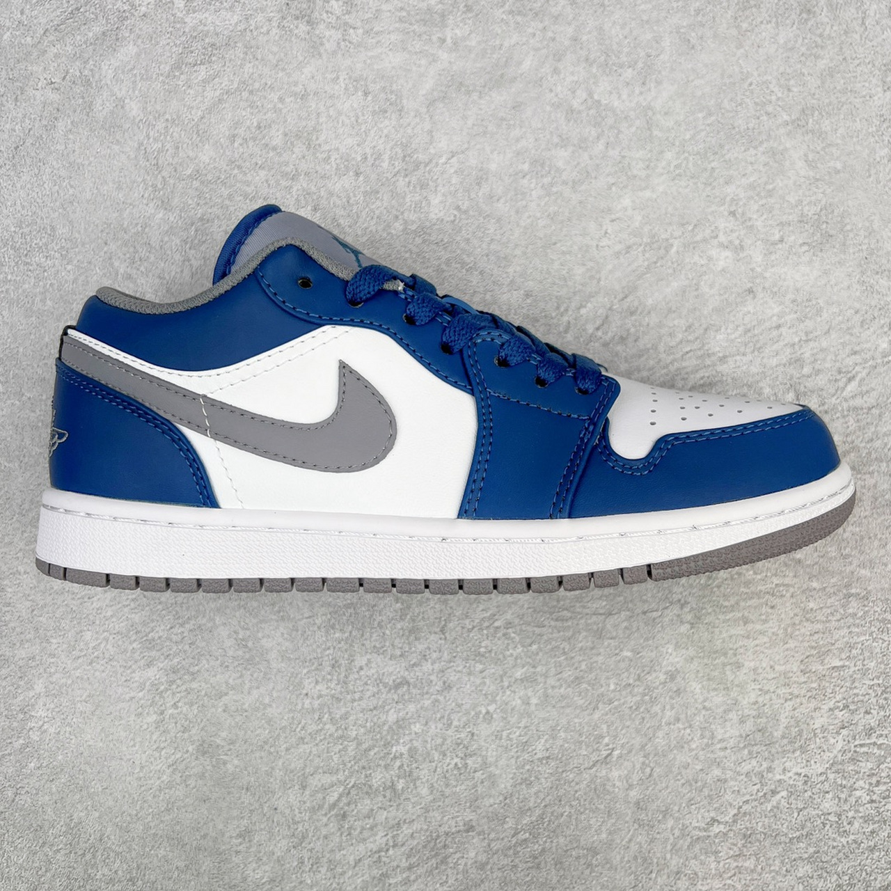 原底面air jordan aj1 low 低帮 白蓝 553558-412 全新流水线出品 dt