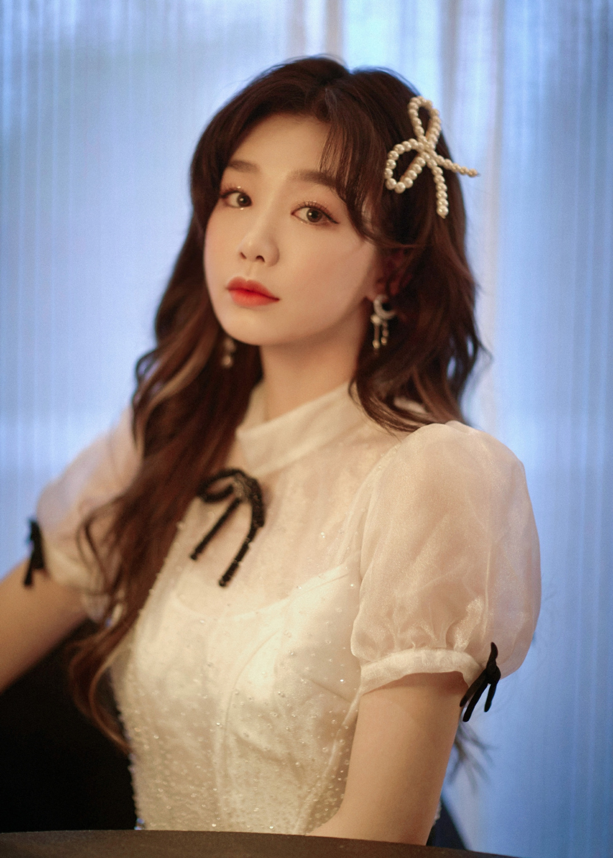 "美少女"徐梦洁:甜美可爱,亭亭玉立