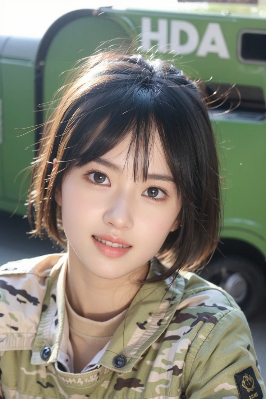 特种女兵迷彩服纯欲系甜美少女写真集#美女# #极品美女# #养眼美女