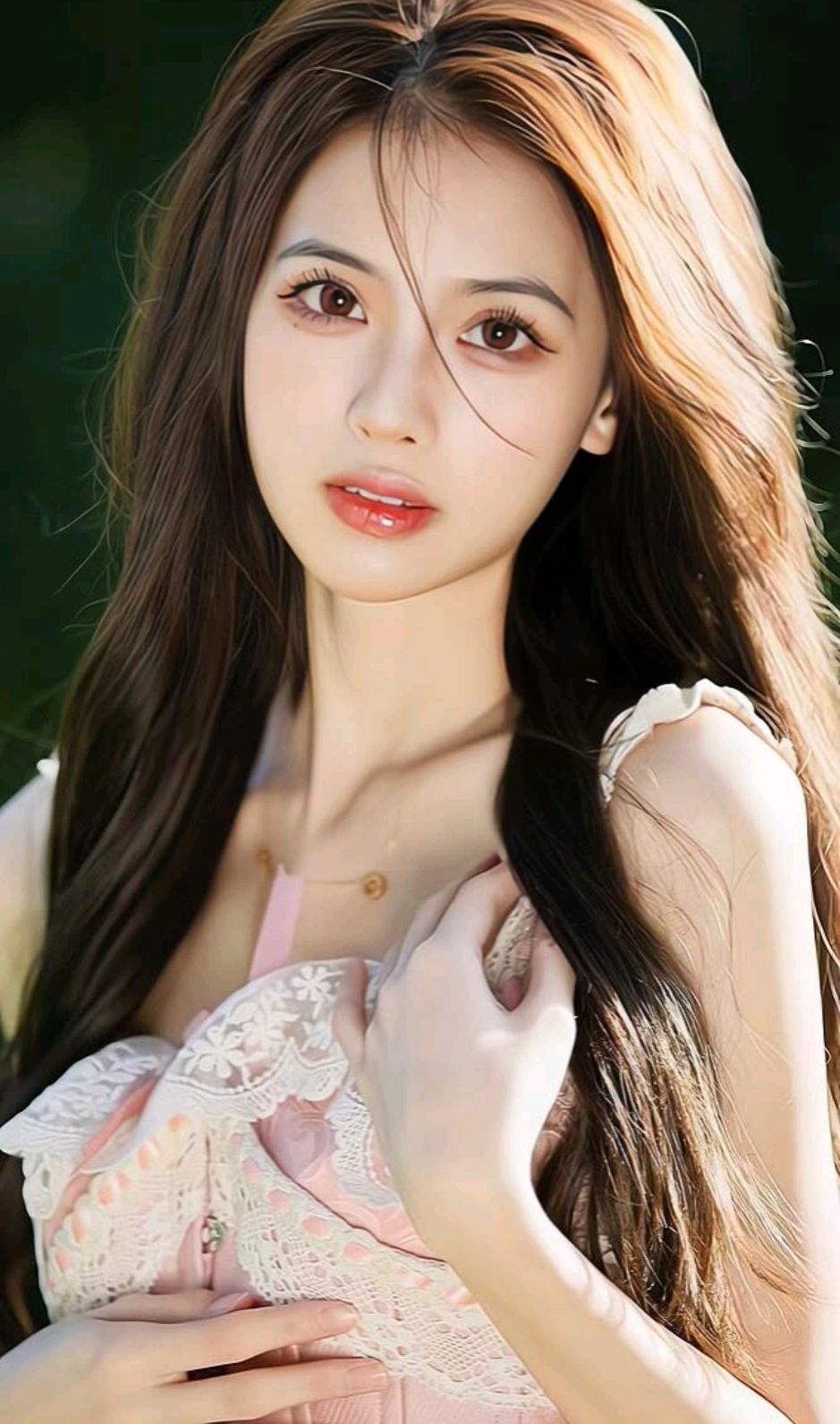 阳光美少女,满满的青春气息