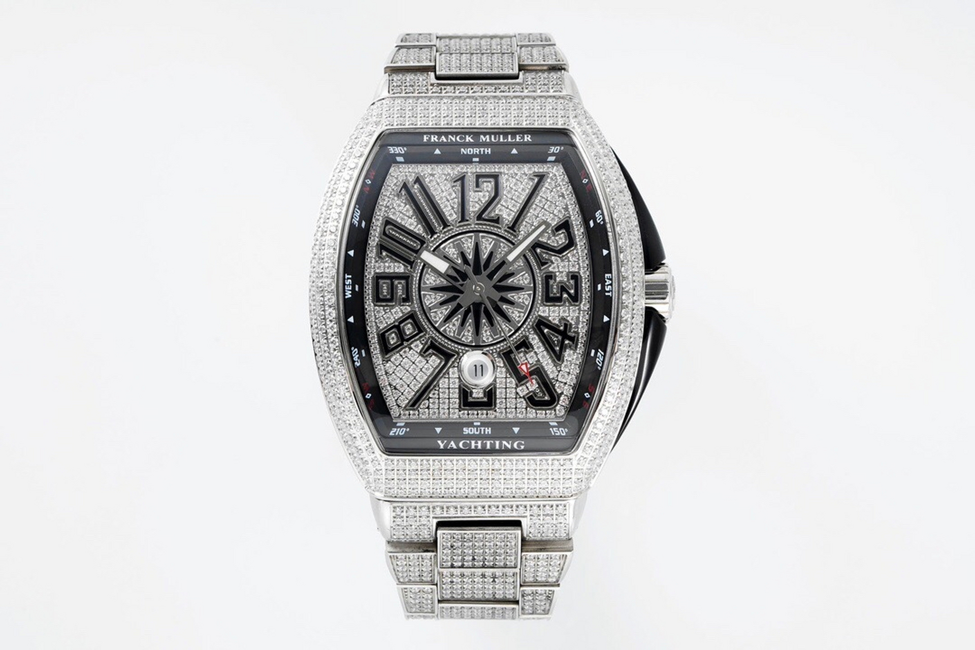 法兰克穆勒,别名法穆兰,型号v45满钻系列,精彩细节:1.