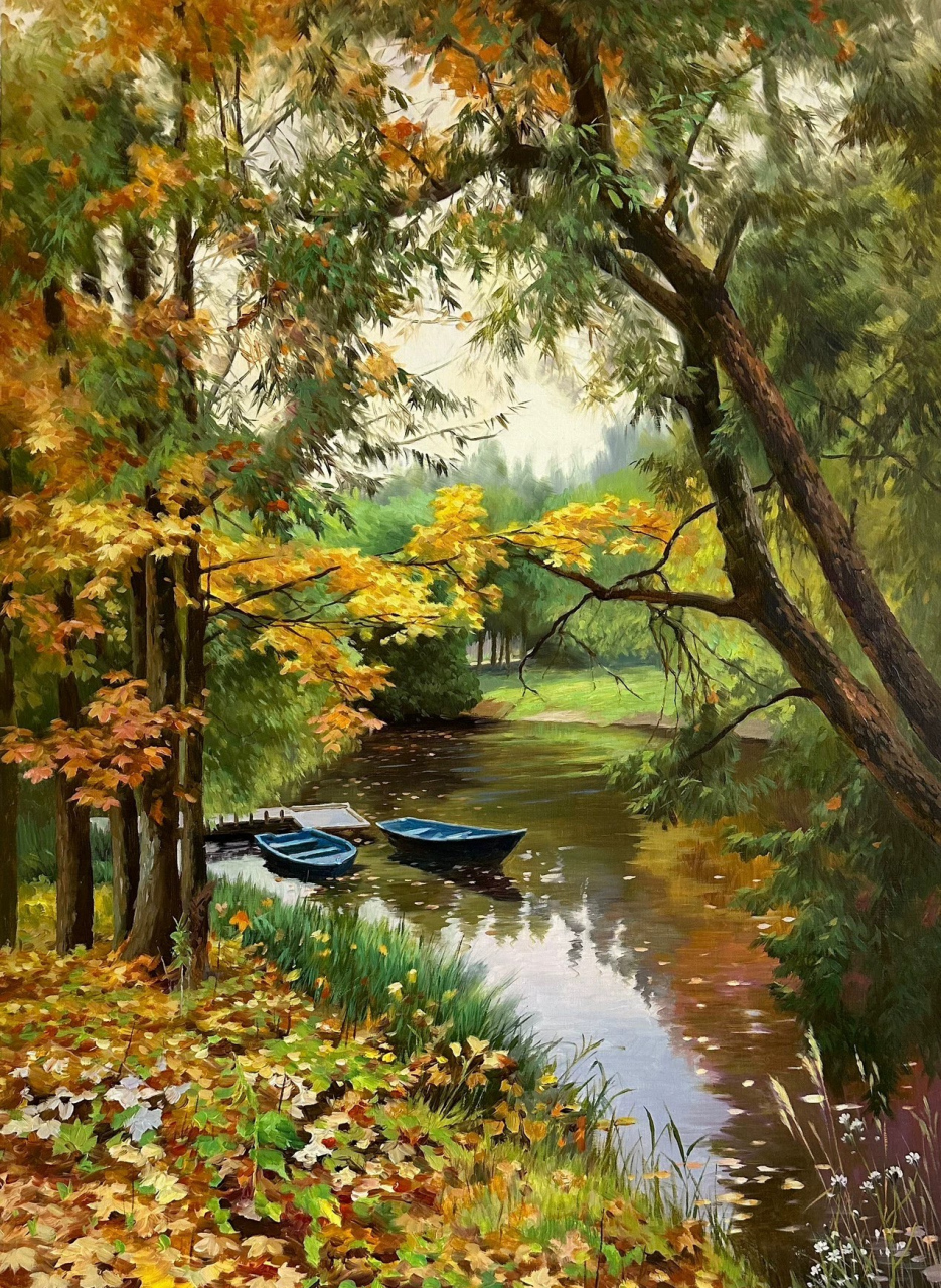 朝鲜～功勋艺术家～油画作品欣赏
