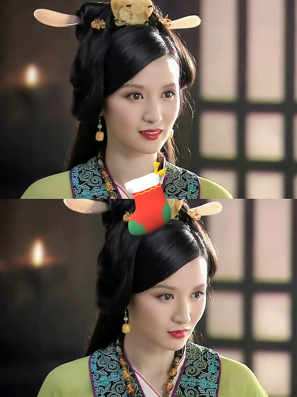 这真是美人犹似画中仙! 剧名:神话!