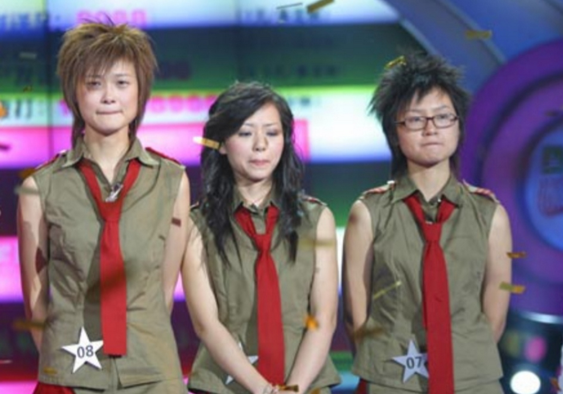 2005年超级女生前三强李宇春,张现颖,周笔畅,18年后在"2023湾区升明月