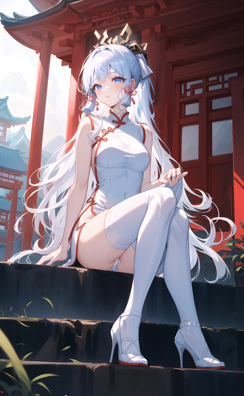 原神美图分享66 旗袍绫华