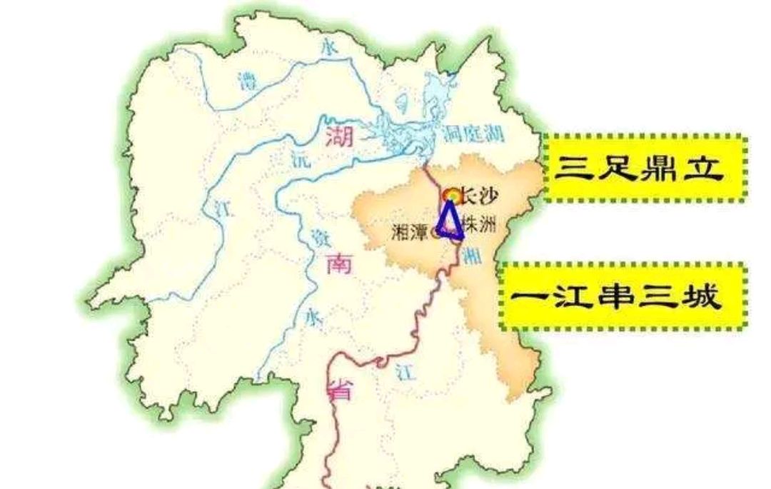 长株潭一体化最好的办法就是长沙合并株洲和湘潭