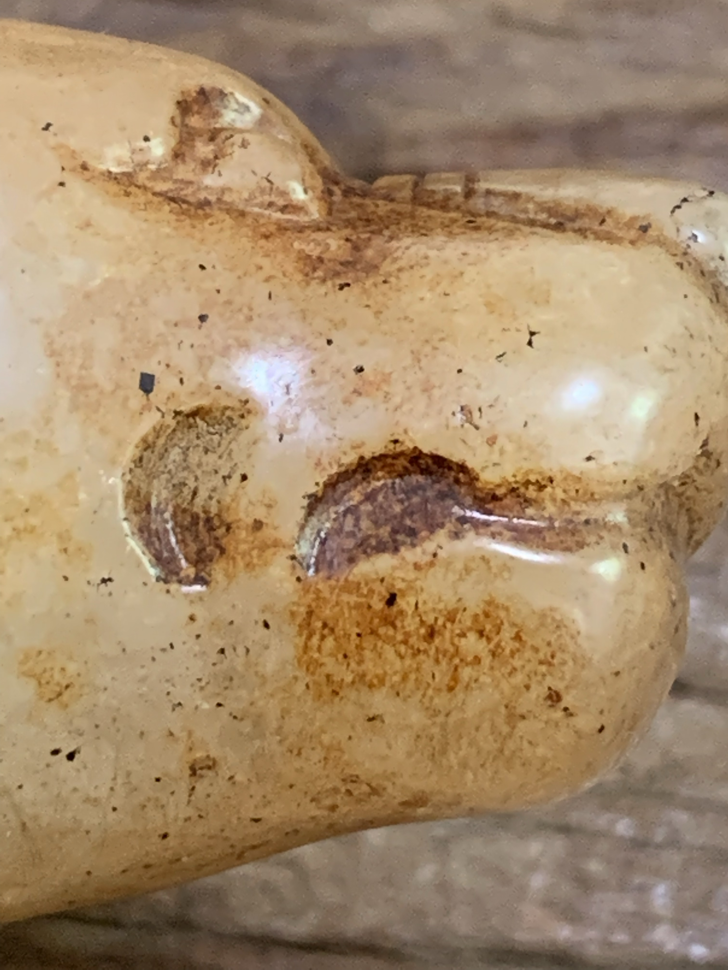 古玉古水晶 汉代水晶熊镇