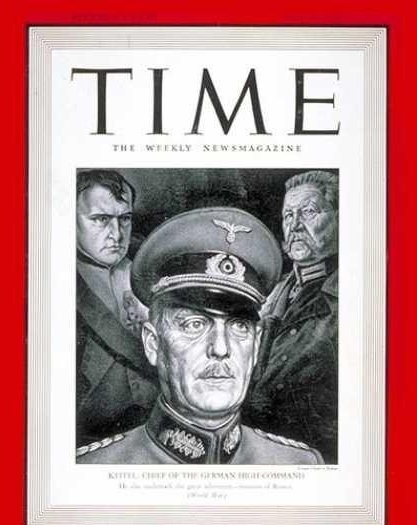登上时代周刊封面的人物——德国陆军元帅凯特尔