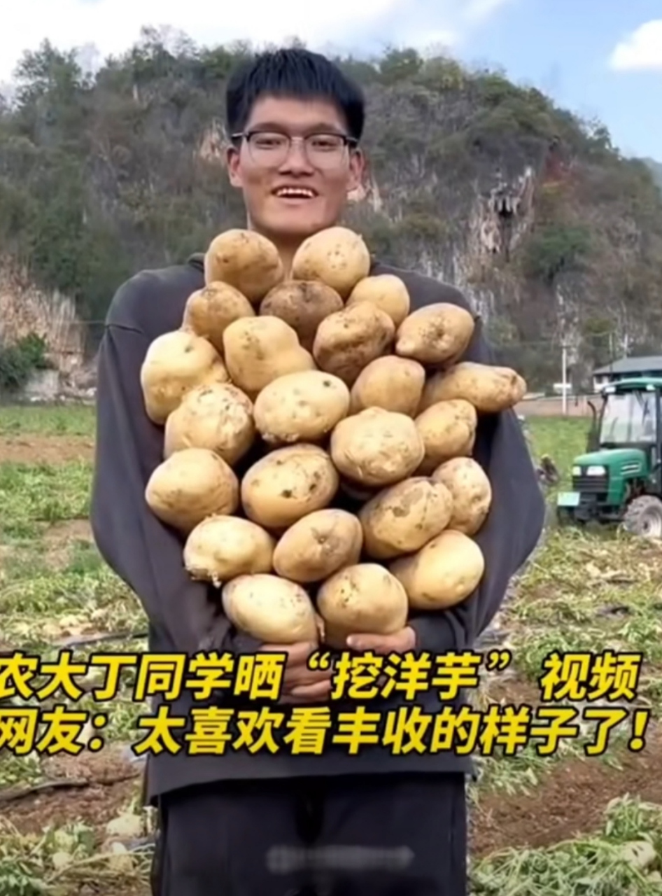 近日,雲南農業大學的丁同學曬