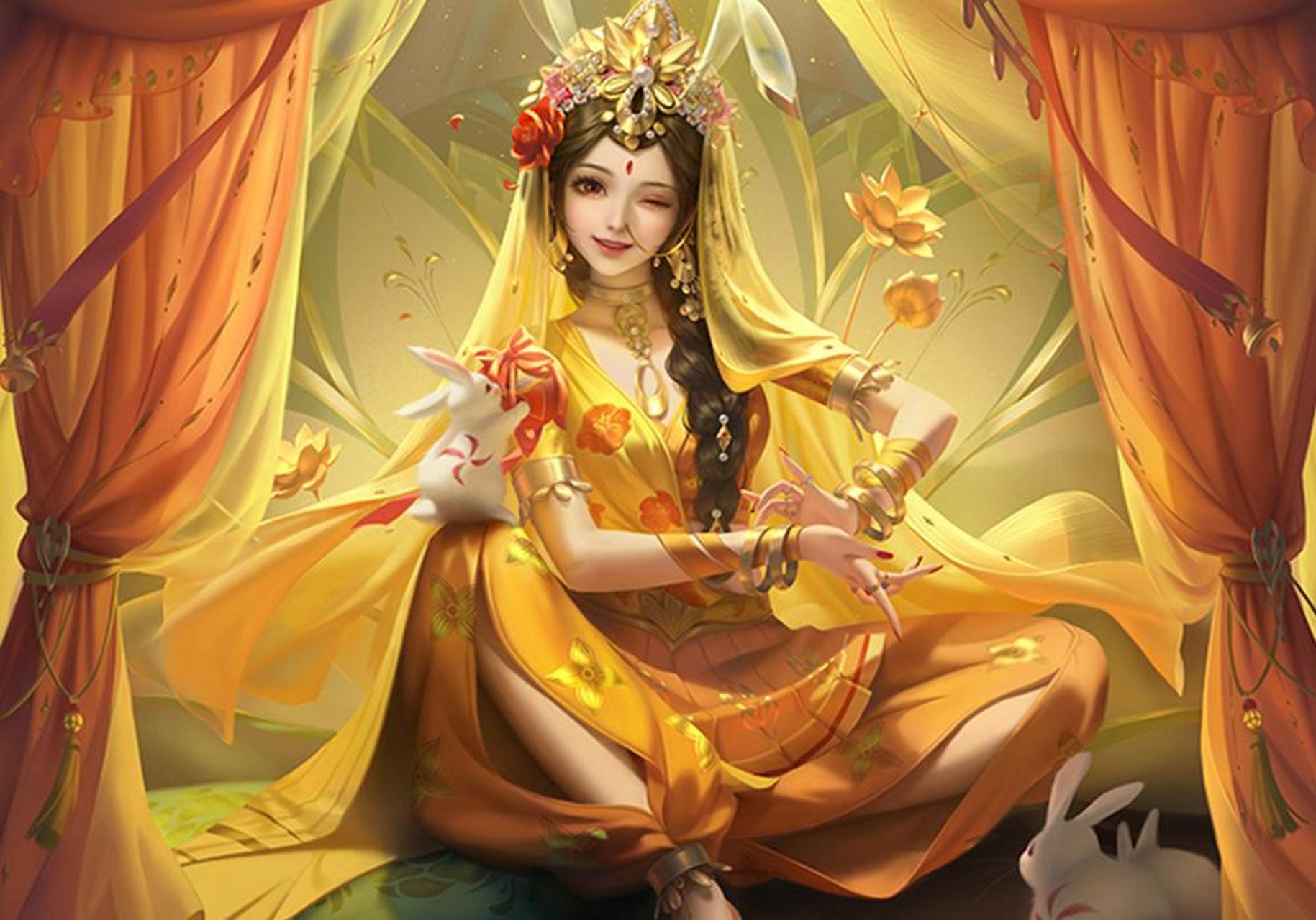 赵丽颖前几日参加的综艺"萌探探探案"三,装扮玉兔公