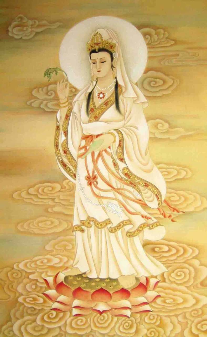 观音菩萨的性别      现在广为流传的观音像,在中国唐朝以前是男人的