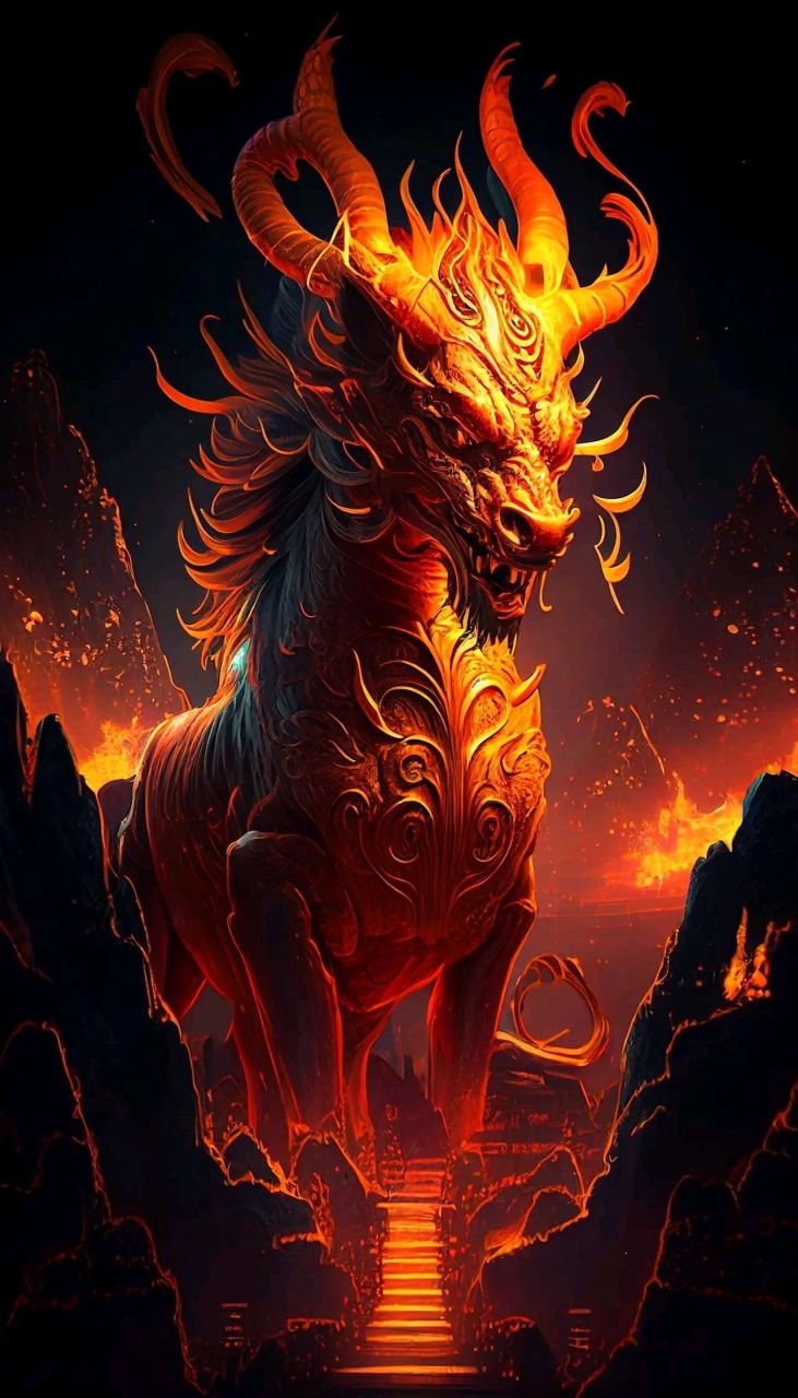 上古神兽 火麒麟