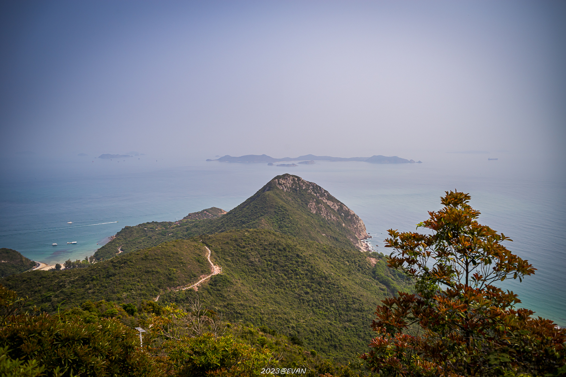 深圳七娘山大雁顶反穿,最美的风景,最虐的路.