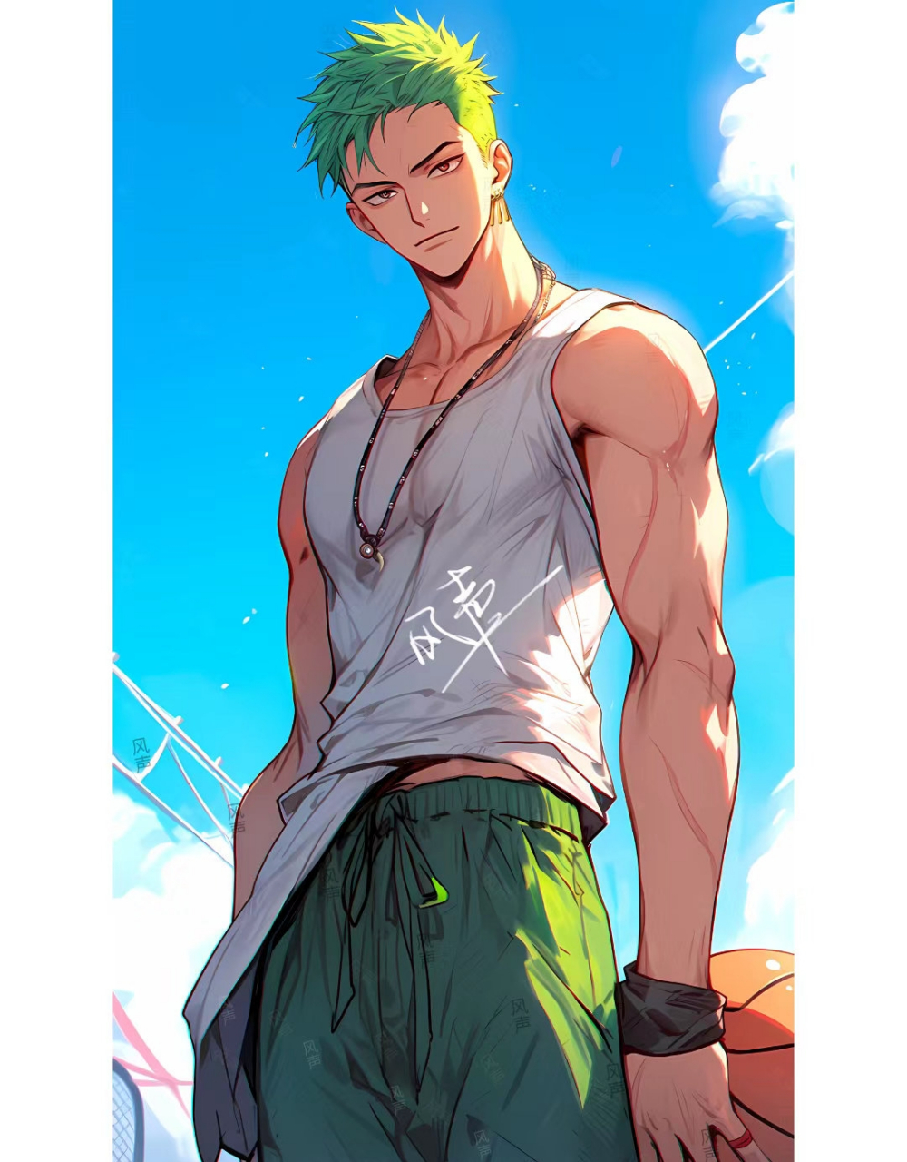 海贼王#你有见过索隆打篮球吗?78