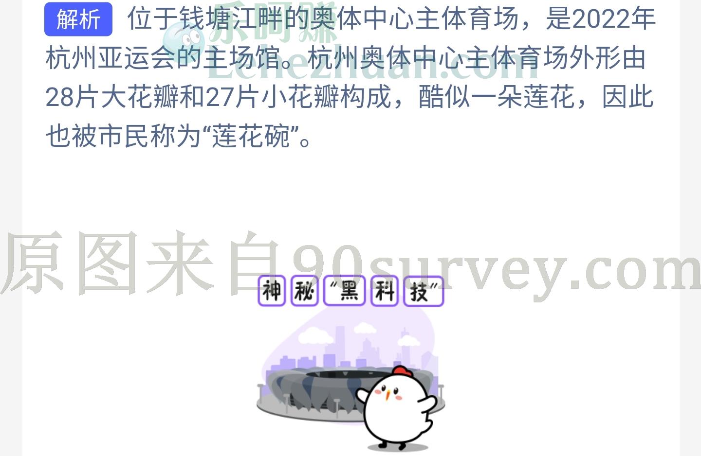 2022年杭州亚运会的主场馆像什么