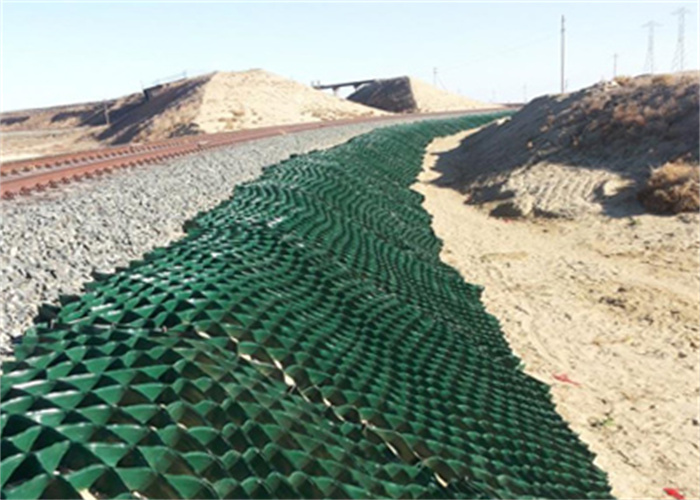 蜂窝护坡土工格室 蜂巢生态护岸