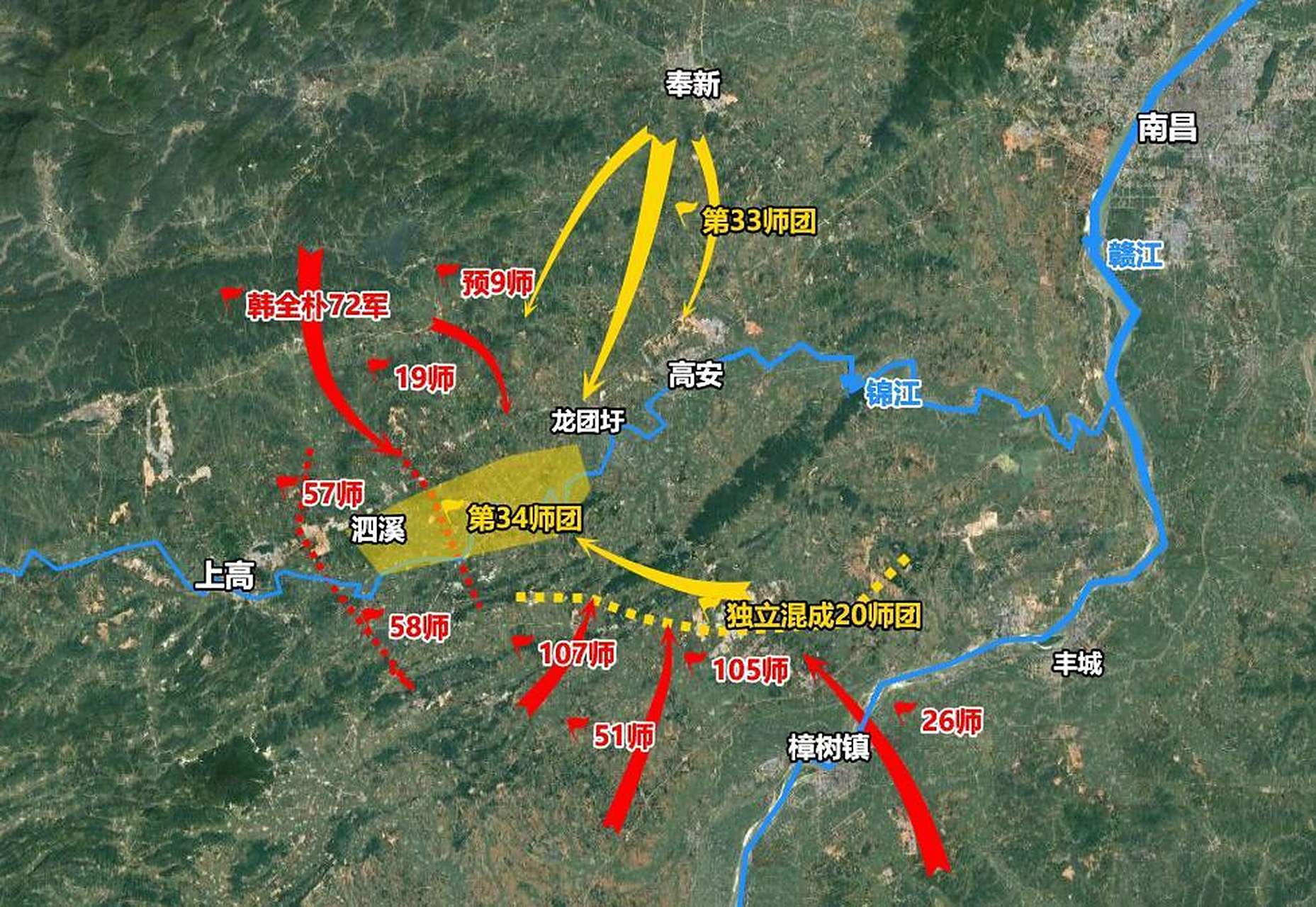 上高会战中我国军队与敌军的装备差距:        在上高会战中,日军拥有
