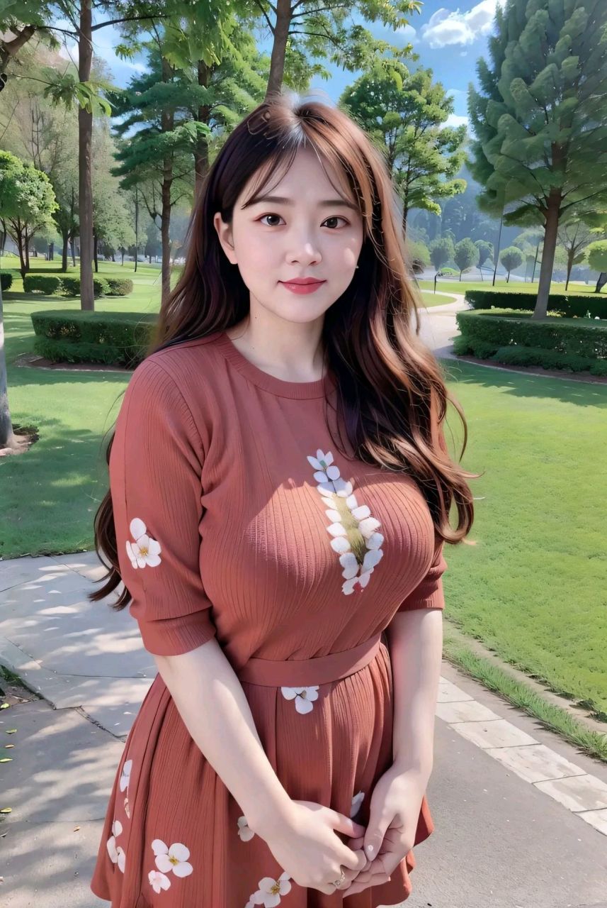 这女子笑魇如花,身材珠圆玉润.