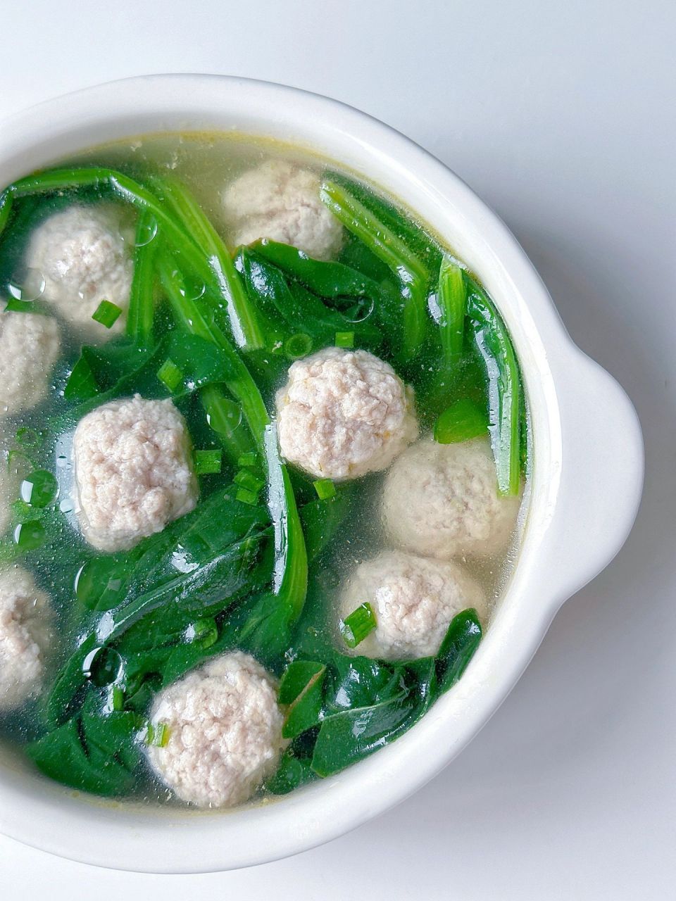 12m77辅食|菠菜肉丸汤73补铁补钙99鲜美可口|||今天给大家分享