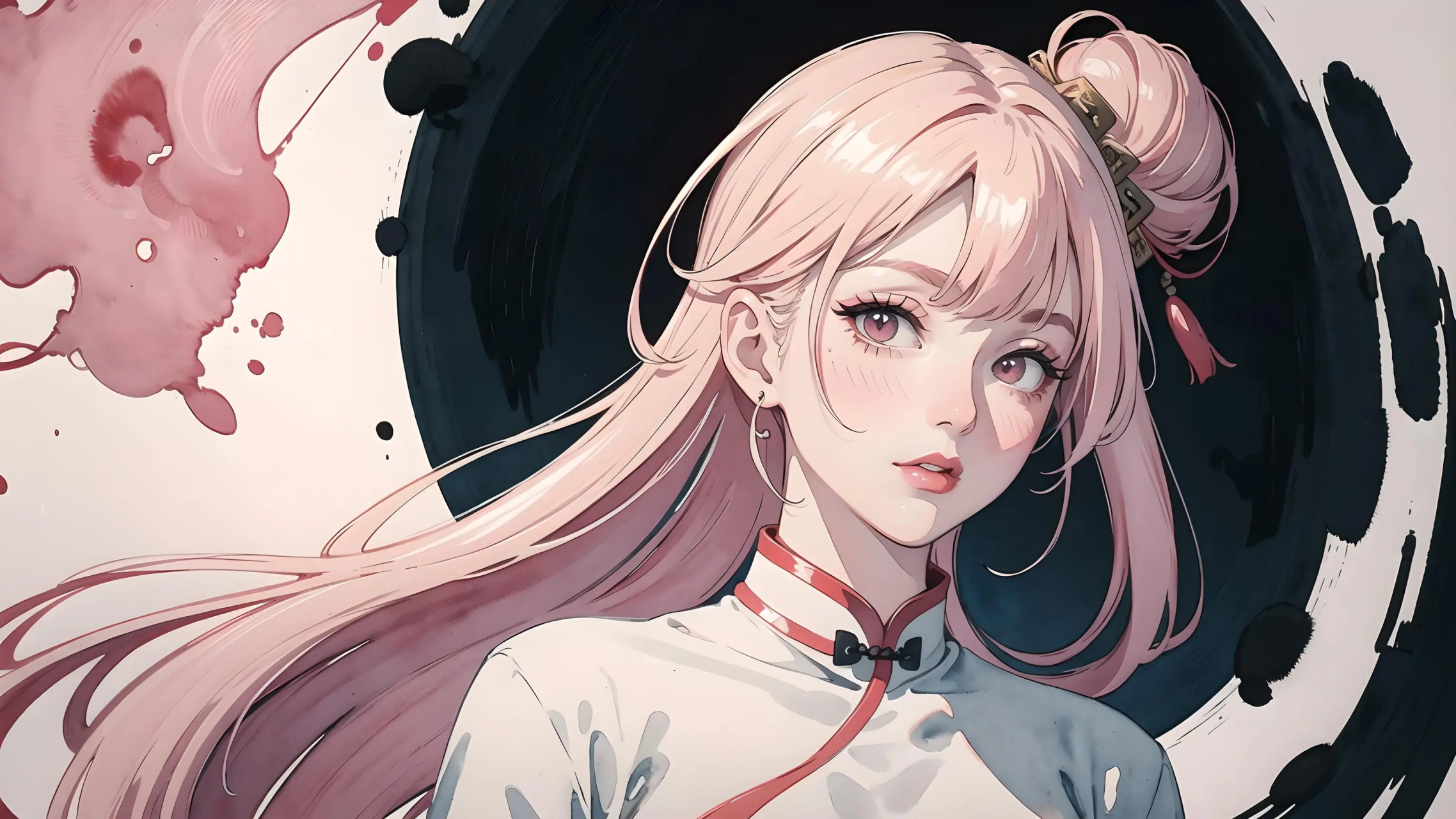 古风壁纸#ai共创计划# #ai绘画# #美女