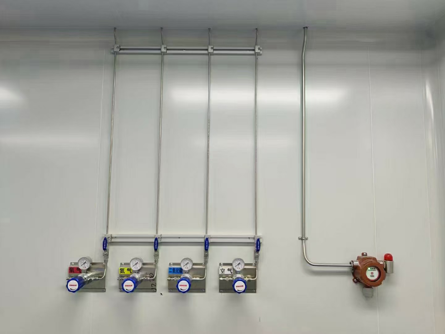 山西实验室气体管道安装,实验室气路管道,氢能集中供气汇流排