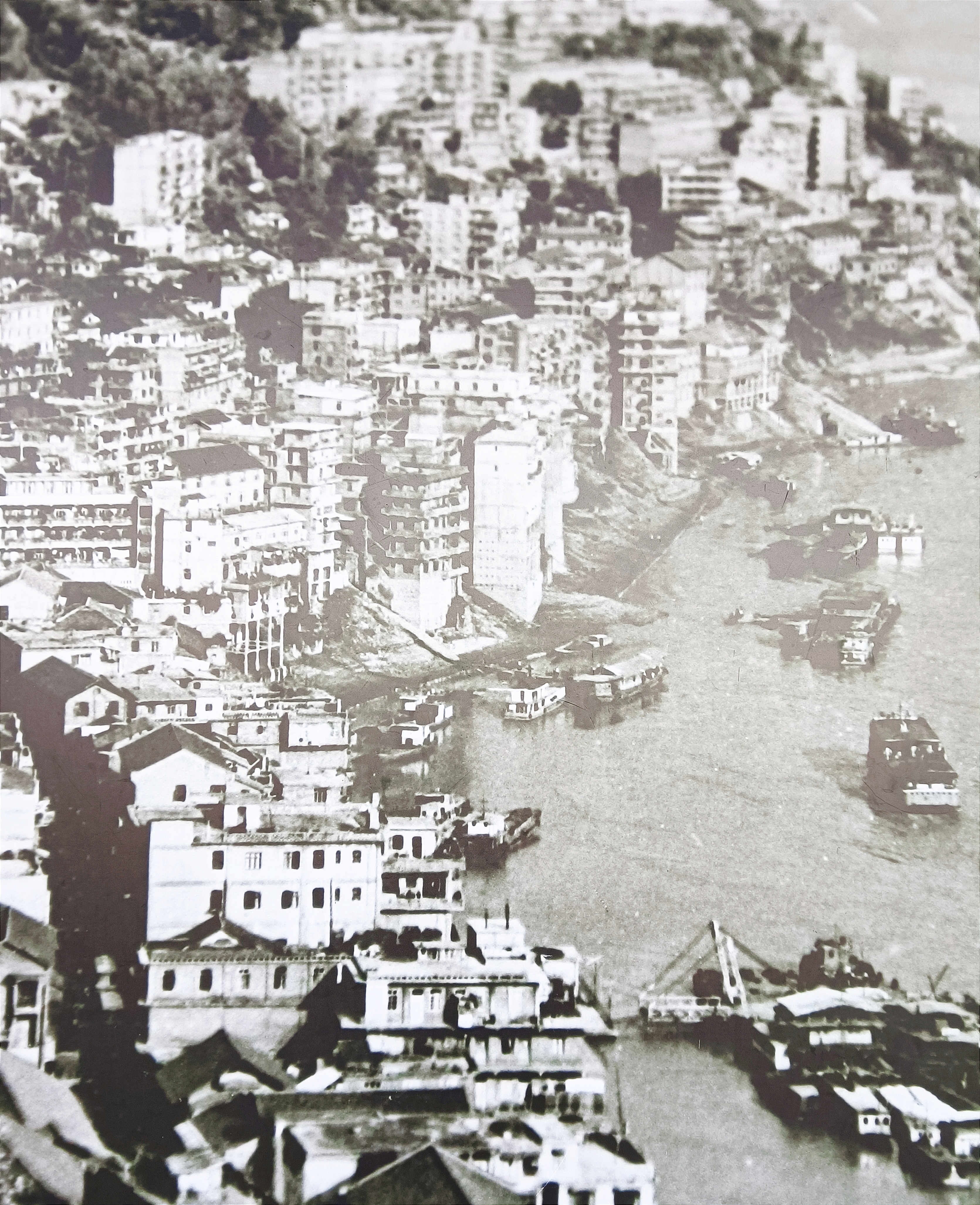 巴东县老城的历史照片
