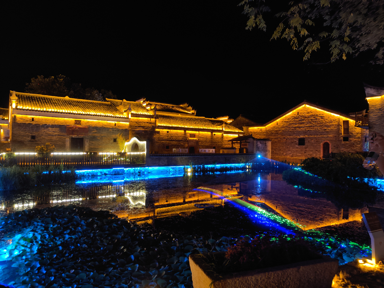 夜游吉安市青原区渼陂古村