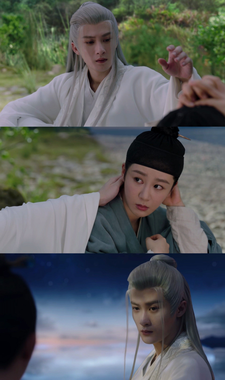 长相思#  看到图一图二的相柳,我在想,这按照套路,应该就是相互治愈