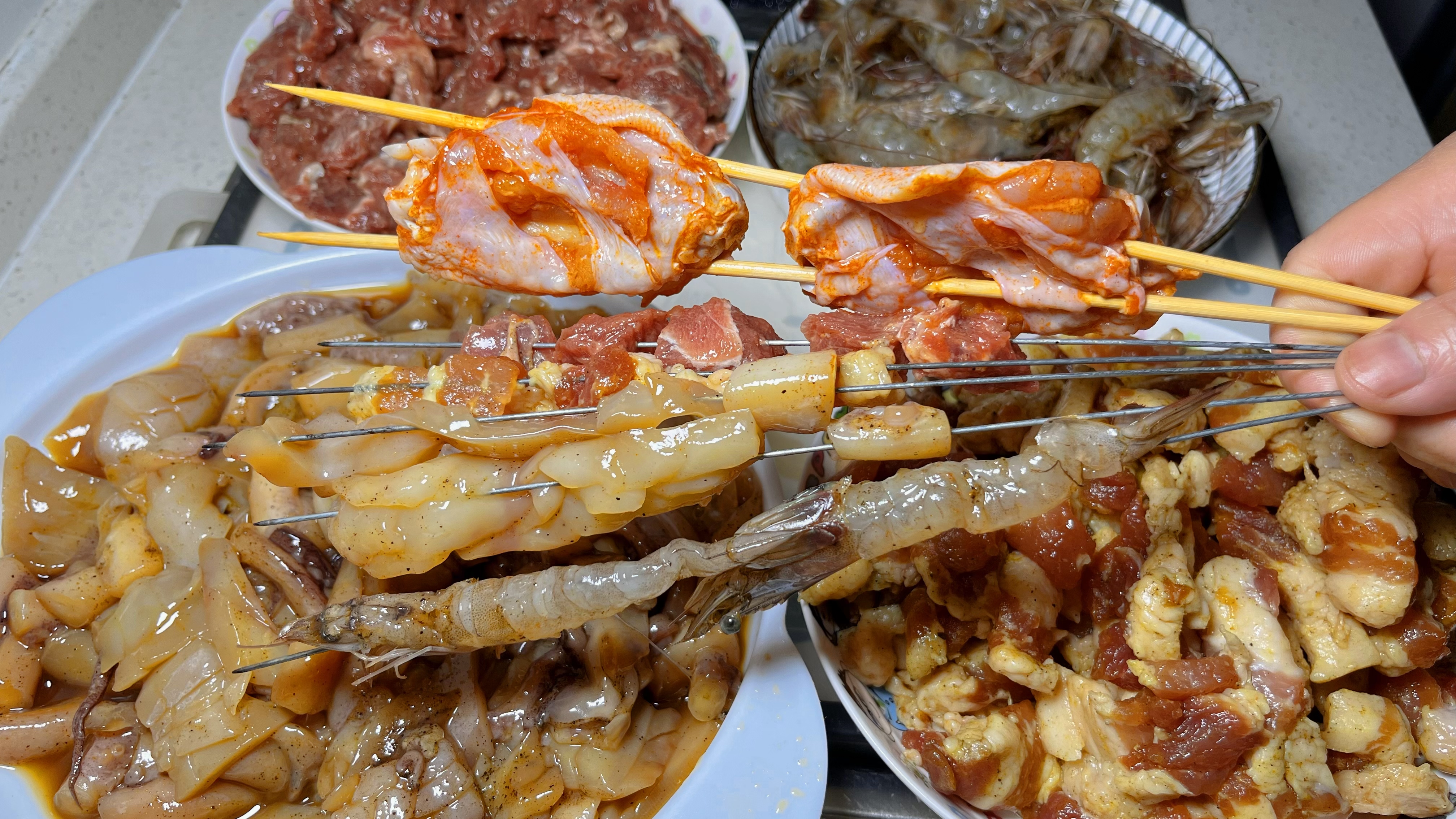 五一假期约上三五好友,不用去淄博排队,在家自制烧烤巴适得板