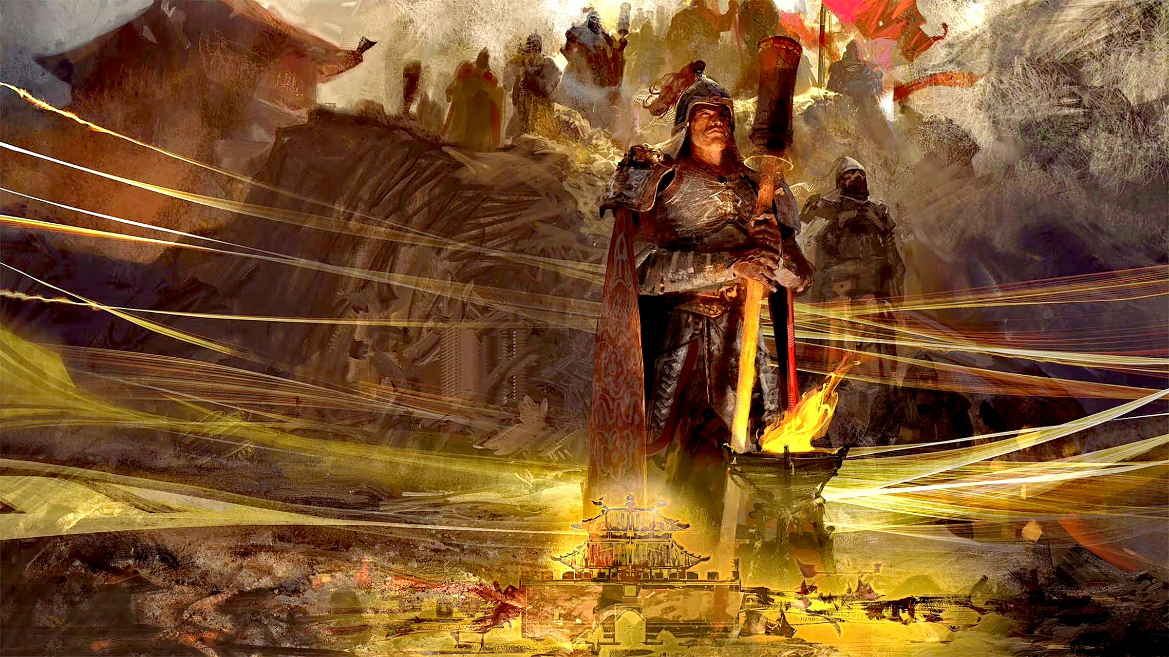 游戏《帝国时代4》十大文明插画欣赏,by craig mullins.