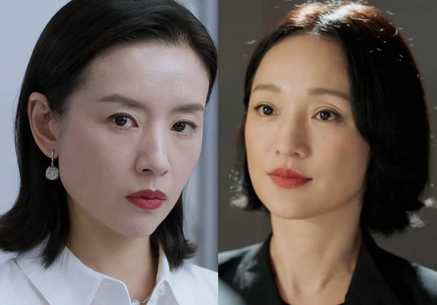 当48岁周迅和43岁董洁同框,才知道:美人在"骨"不在"皮"!