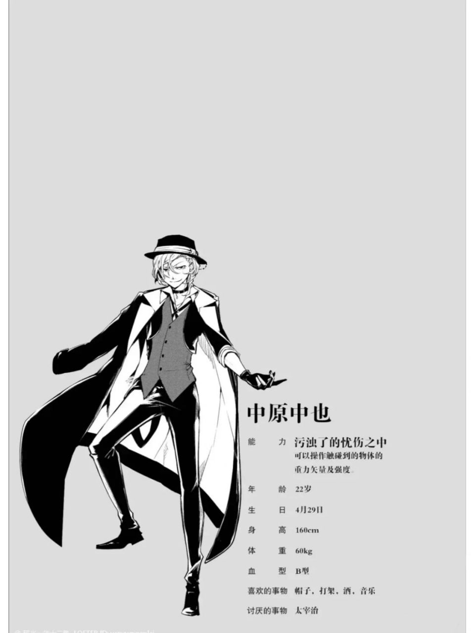 文豪野犬# 太宰治与中原中也的介绍你知道多少呢?