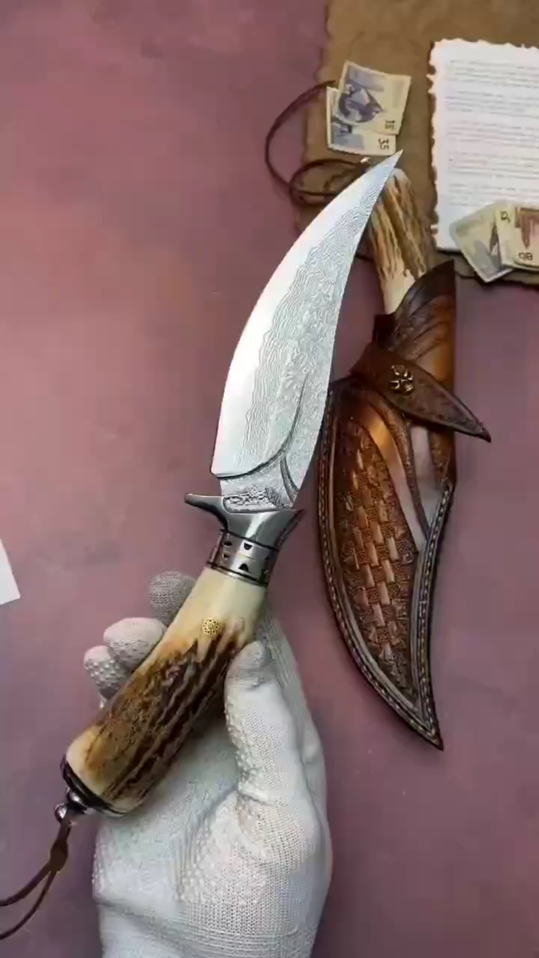 鹿角水果刀,鉴赏