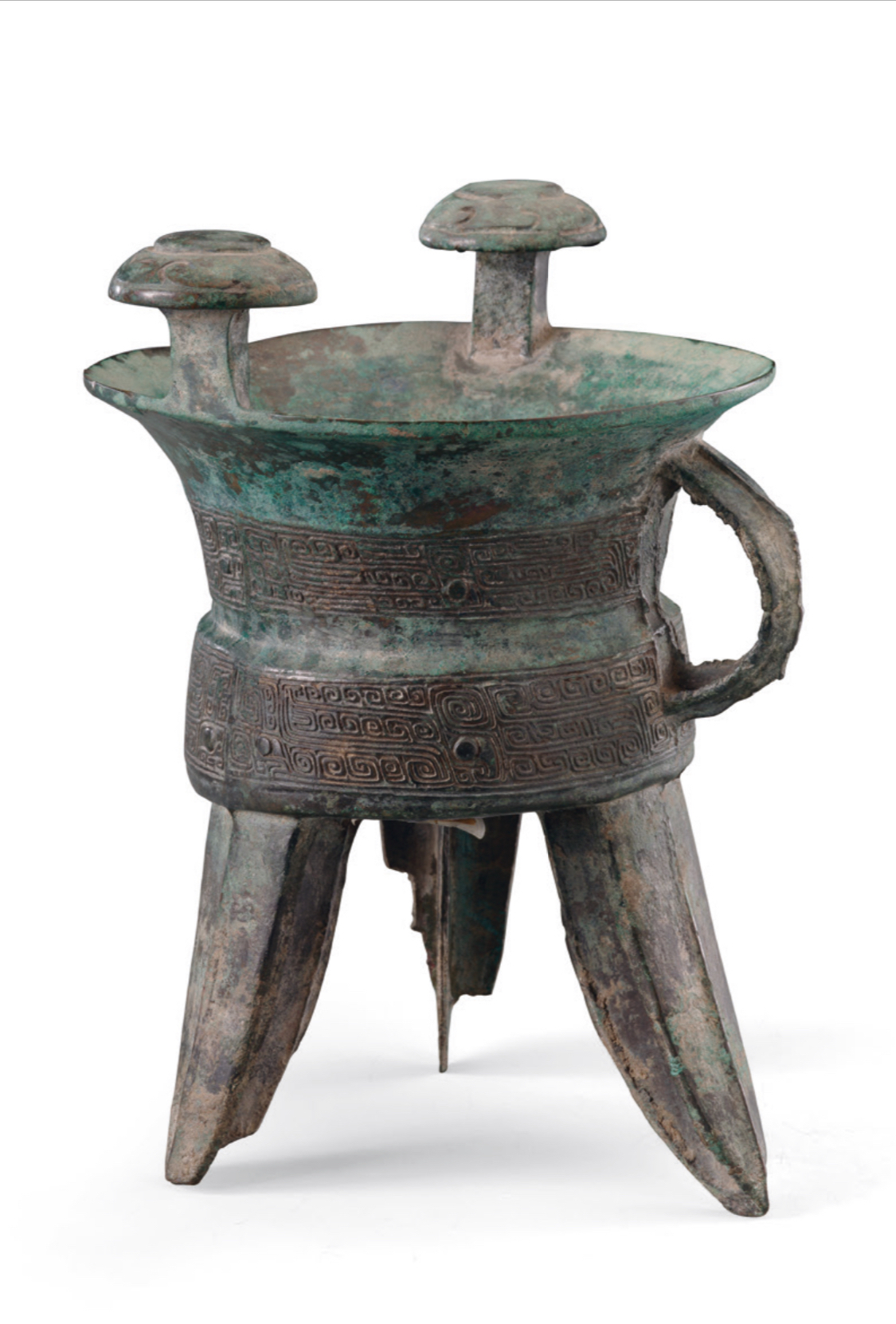 兽面纹斝 (jiǎ) · 商代早期