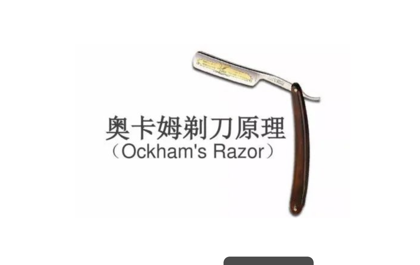 奥卡姆剃刀-交互设计需遵循的简单有效原理|兰亭妙微ui设计公司