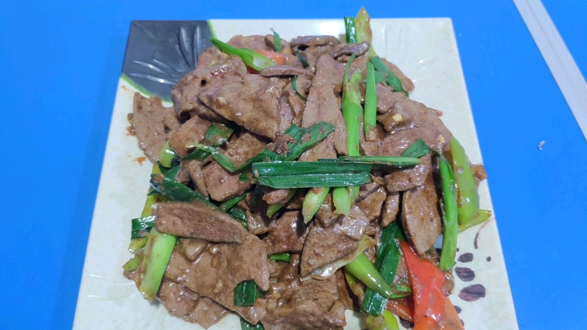 经典下酒菜 爆炒猪肝 阿飞教你最健康的做法 没一点腥味