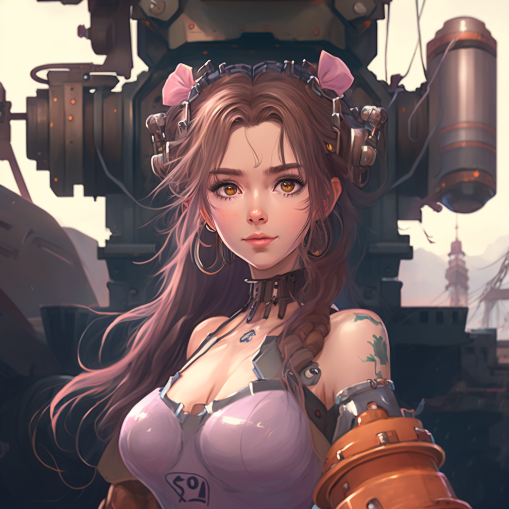 蒸汽朋克动漫少女