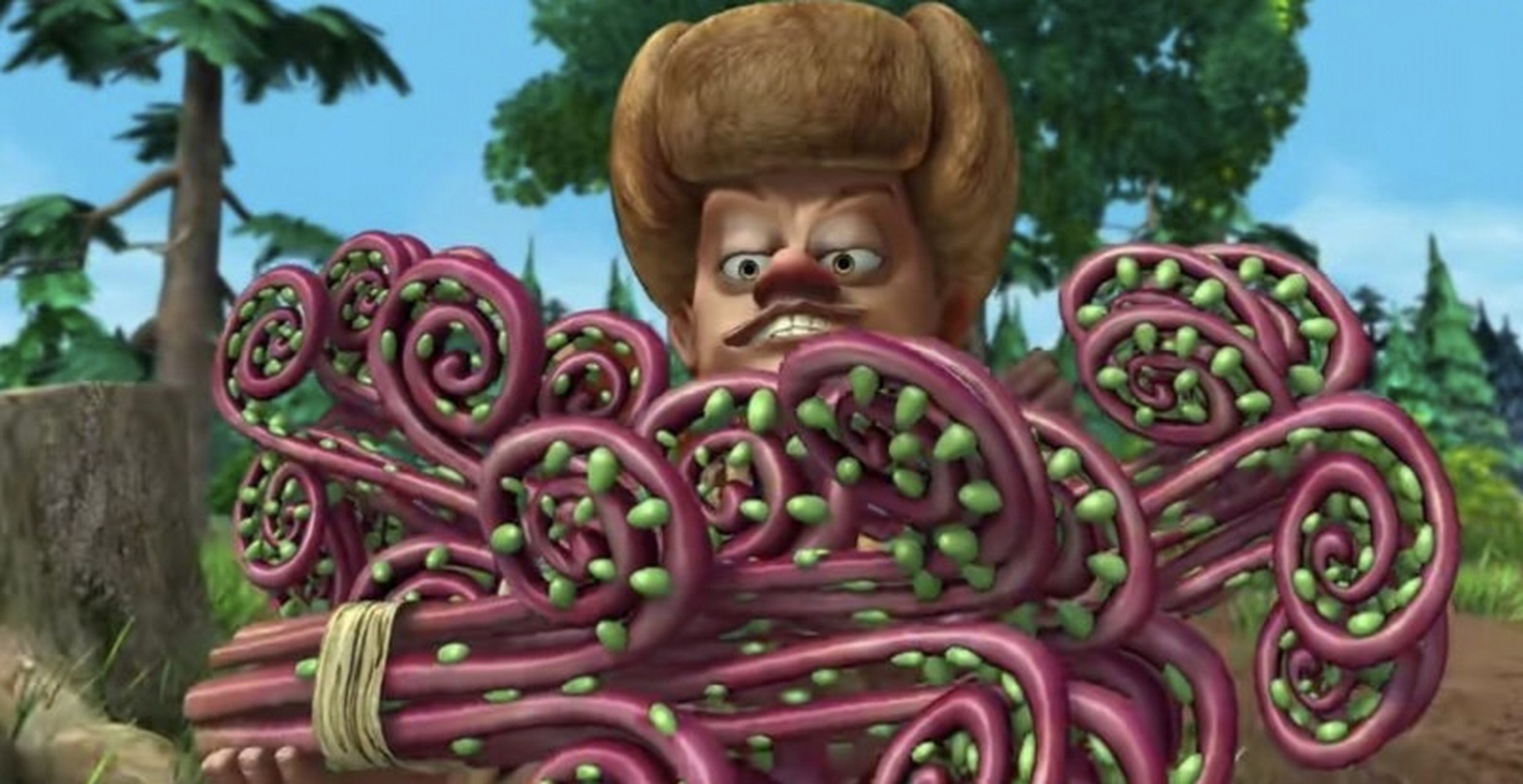 这难道是熊出没里的蕨菜吗?一模一样呐