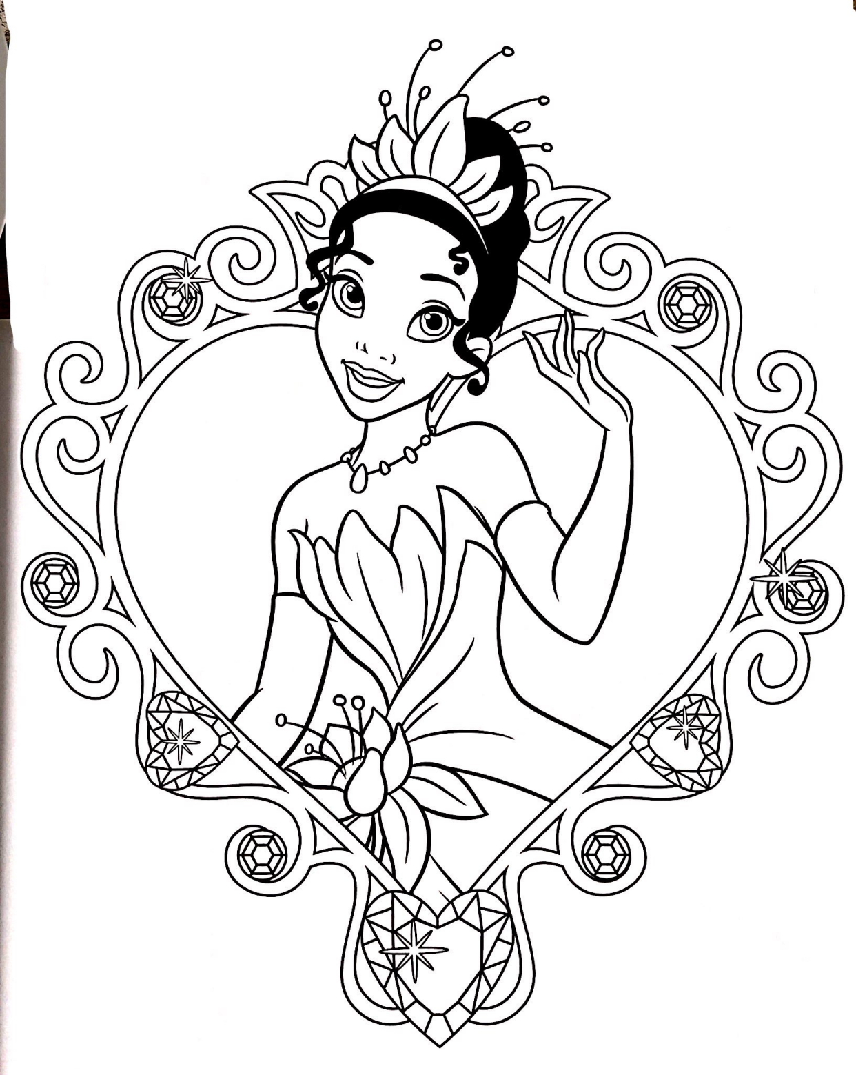 迪士尼公主线稿