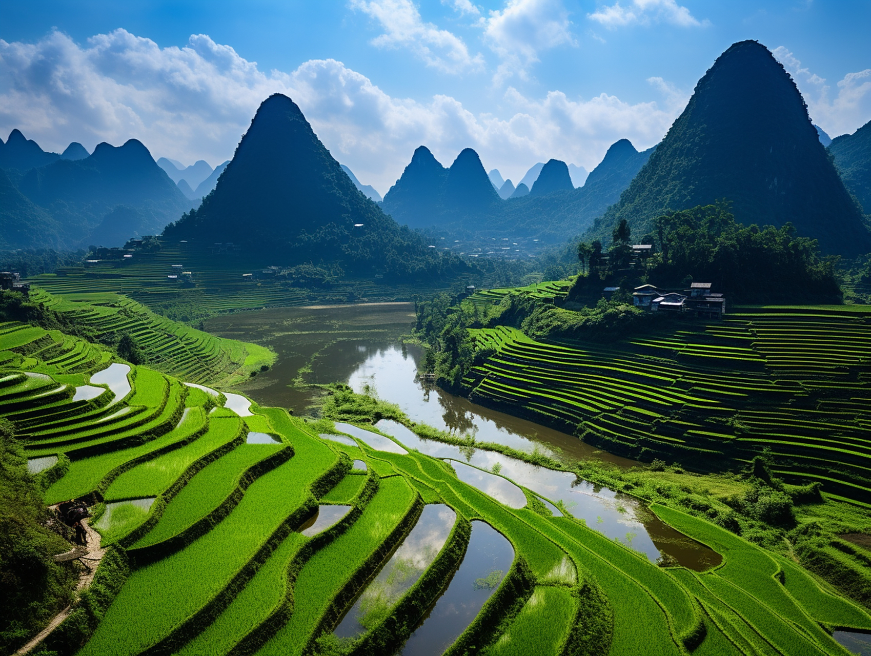 桂林梯田