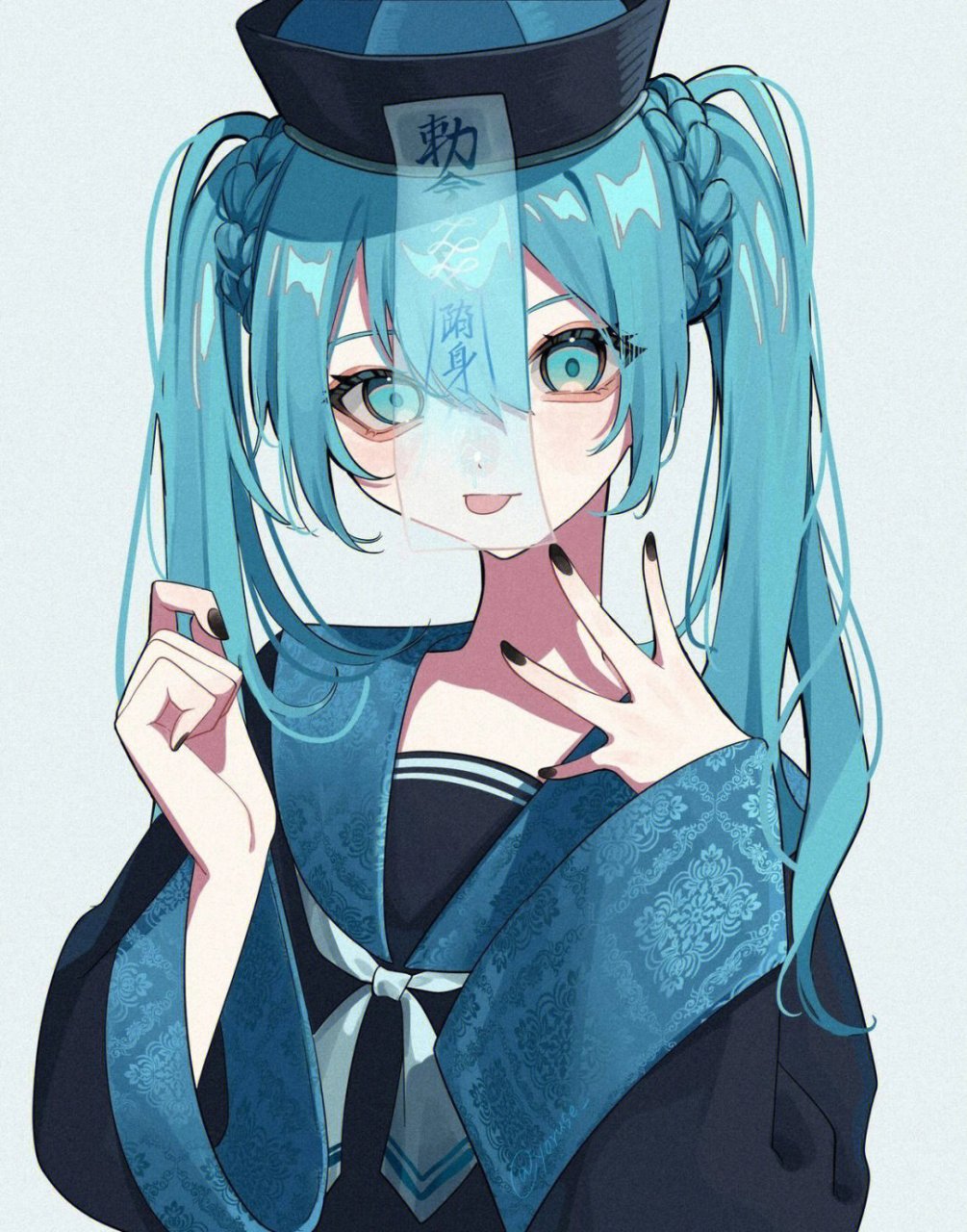 僵尸初音图片