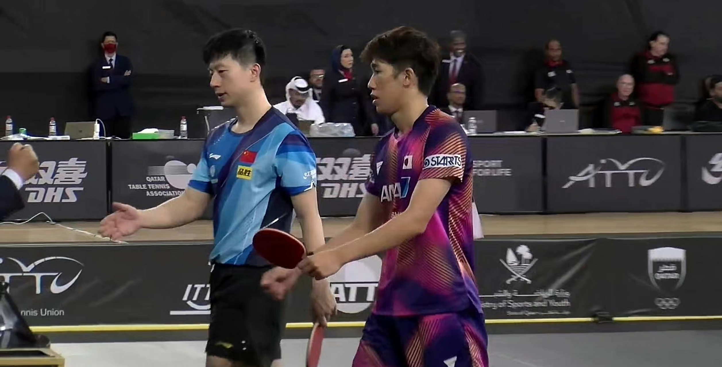 马龙苦战七局3比4不敌吉村真晴,龙队虽败犹荣,祝后面的比赛再接再厉再