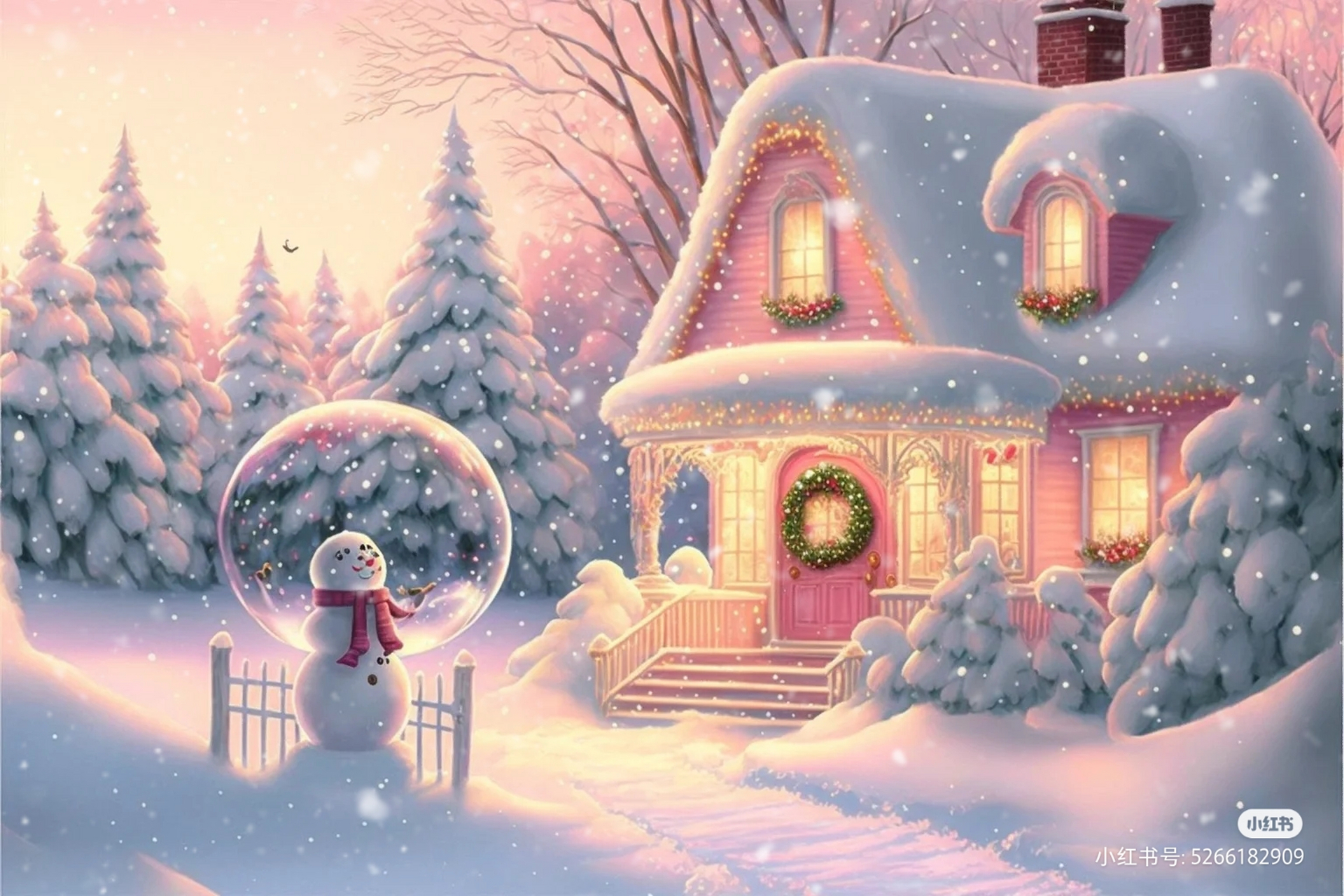童话雪屋横版 有小可爱私信想要住横版的童话小屋,安排!