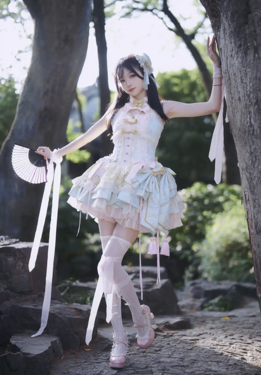 lolita风穿搭的清新气质美女99996900