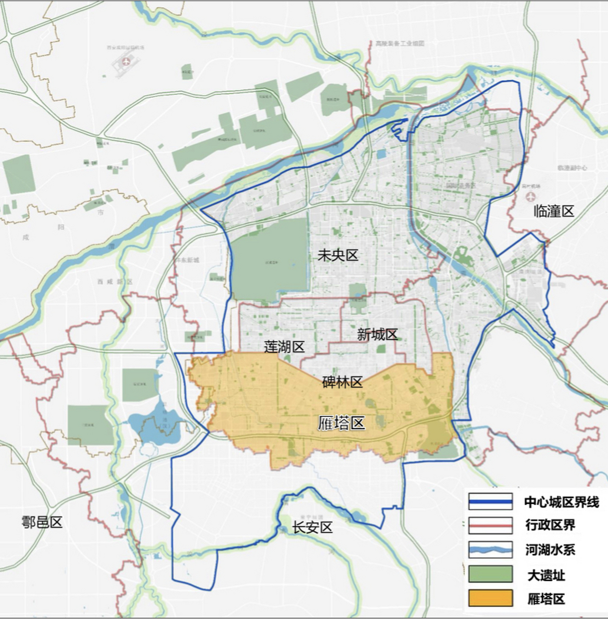 今日头条# 西安市雁塔区国土空间规划(2021—2035)草案公示,其中滋邋