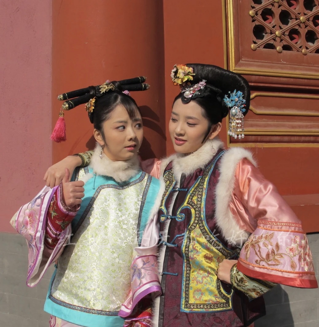 祺贵人唐艺昕和淳贵人谭松韵,梦幻联动#甄嬛传