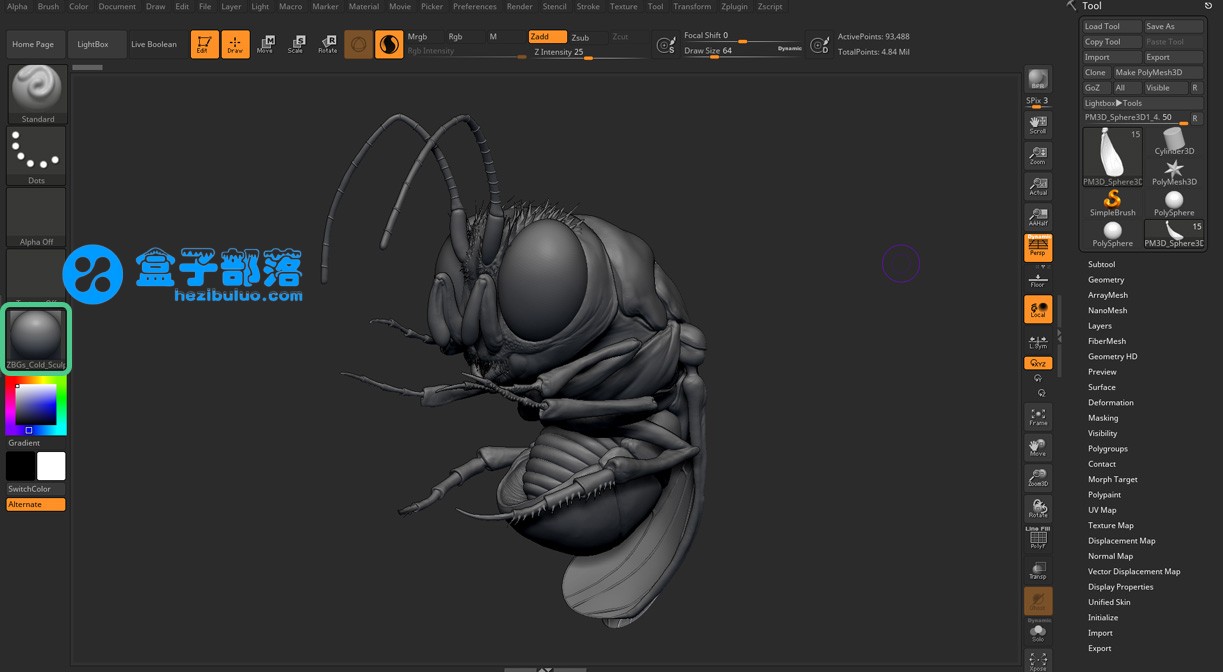 Zbrush For Mac 21 7 数字雕刻和绘画软件 盒子部落